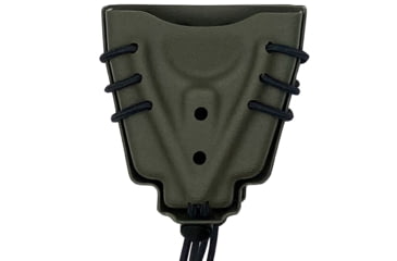 Image of Wilder Tactical Evolution Double Universal Handcuff Holder, Duty UAB Clip, Ranger Green, EVODUHCRGDUABMC