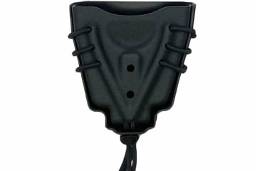Image of Wilder Tactical Evolution Double Universal Handcuff Holder, No Attachment, Black, EVODUHCBK