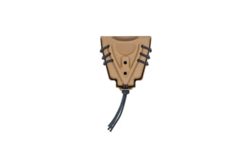 Image of Wilder Tactical Evolution Double Universal Handcuff Holder, No Attachment, Coyote Brown, EVODUHCCB