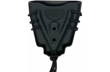 Image of Wilder Tactical Evolution Double Universal Handcuff Holder, Standard Quick Clip, Black, EVODUHCBKQC