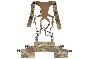 Image of Wilder Tactical Hitman Gear Lightweight Full Rack W/ Shoulder Harness V1, Multicam, Adjustable, HMGCR11MC