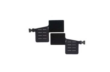 Image of Wilder Tactical Hitman Gear Lightweight Half Rack Wing V1 w/2 Columns Of Molle, Set Of 2, Black, Adjustable, HMGCR06BK