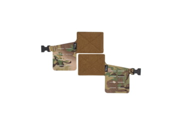 Image of Wilder Tactical Hitman Gear Lightweight Half Rack Wing V1 w/2 Columns Of Molle, Set Of 2, Multicam, Adjustable, HMGCR06MC