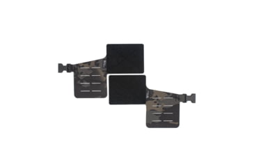 Image of Wilder Tactical Hitman Gear Lightweight Half Rack Wing V1 w/2 Columns Of Molle, Set Of 2, Multicam Black, Adjustable, HMGCR06MCB