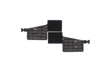 Image of Wilder Tactical Hitman Gear Lightweight Rib Rack Wing V1 w/4 Columns Of Molle, Set Of 2, Multicam Black, Adjustable, HMGCR05MCB