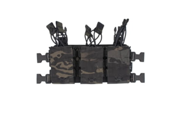 Image of Wilder Tactical Hitman Gear Lightweight Six Pack Rifle Placard V1, Multicam Black, Adjustable, HMGCR03MCB