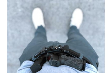 Image of Wilder Tactical Minimalist EDC Belt, Black, Medium 32in-36in, MBEDCBKMD
