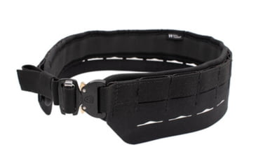 Image of Wilder Tactical Minimalist Molle Belt w/ Urban Assault Pad/ Cobra FM Buckle, Black, Medium, 32-34, MMBBKMD