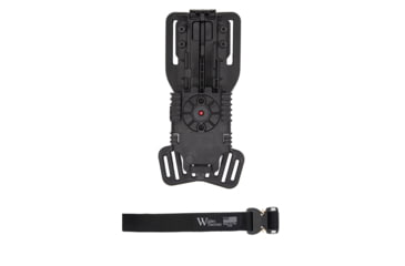 Image of USED Wilder Tactical Modified QUBL w/ 1in Leg Strap, Cobra FM Buckle, Black, MQUBLLSBK1FM, EDEMO3