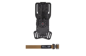 Image of Wilder Tactical Modified QUBL, w/ 1in Drop Leg Strap, Cobra FM Buckle, Coyote Brown, MQUBLLSCB1FM