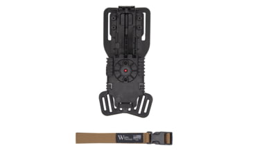 Image of Wilder Tactical Modified QUBL, w/ 1in Drop Leg Strap, Plastic Buckle, Coyote Brown, MQUBLLSCB1P
