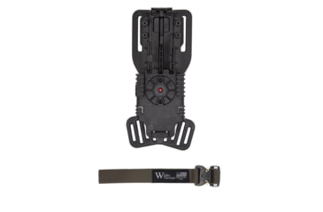 Image of Wilder Tactical Modified QUBL, w/ 1in Drop Leg Strap, Cobra FM Buckle, Ranger Green, MQUBLLSRG1FM