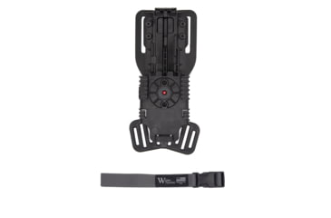 Image of Wilder Tactical Modified QUBL, w/ 1in Drop Leg Strap, Plastic Buckle, Wolf Gray, MQUBLLSWG1P