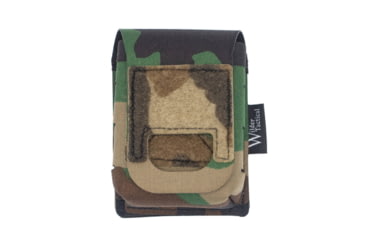 Image of Wilder Tactical Narco Double Pouch, Malice Clip, M81 Woodland, NARCO02M81FLMC