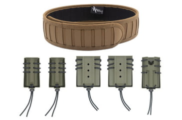 Image of Wilder Tactical The Ultimate Operator Package 1.5in Quick Clip Extended, Coyote/Ranger Green, 2XL 48-52 in, UOPUQCCBRGXXLEX