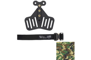 Image of Wilder Tactical UBL Leg Strap Assembly, 1in Webbing, Cobra FM Buckle, M81 Woodland, UBLLSAM811FM