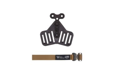 Image of Wilder Tactical UBL Leg Strap Assembly, 1in Webbing, Cobra FM Buckle, Coyote Brown, UBLLSACB1FM