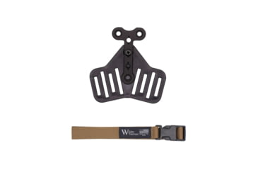 Image of Wilder Tactical UBL Leg Strap Assembly, 1in Webbing, Plastic Buckle, Coyote Brown, UBLLSACB1P