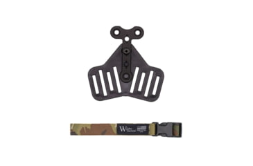 Image of Wilder Tactical UBL Leg Strap Assembly, 1in Webbing, Plastic Buckle, Multicam, UBLLSAMC1P