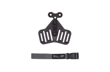 Image of Wilder Tactical UBL Leg Strap Assembly, 1in Webbing, Plastic Buckle, Wolf Gray, UBLLSAWG1P