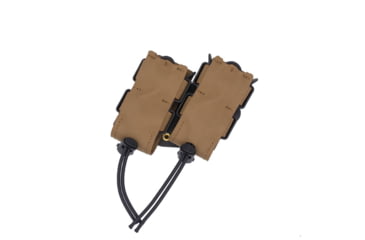 Image of Wilder Tactical Urban Assault Rotating Double Pistol Extended Magazine Pouch, Duty UAB Clip, Coyote Brown, UASEXRDPCBDBC