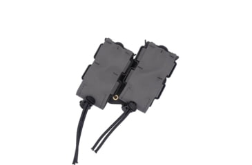 Image of Wilder Tactical Urban Assault Rotating Double Pistol Extended Magazine Pouch, Duty UAB Clip, Wolf Gray, UASEXRDPWGDBC
