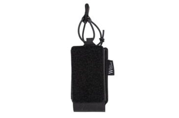 Image of Wilder Tactical Urban Assault Universal Small Radio Pouch, Fight Light Malice Clip, Black, UAURBKSMFLMC
