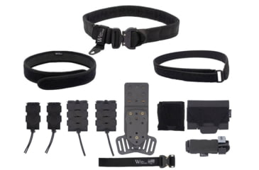 Image of Wilder Tactical Urban Elite Kit w/ 500D Dump Pouch, Left, Black, 40-44, UEKBKXL-LH