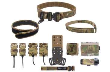 Image of Wilder Tactical Urban Elite Kit w/ 500D Dump Pouch, Left, Multicam, 32-36, UEKMCMD-LH