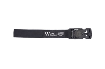 Image of Wilder Tactical Webbing Leg Strap, V Buckle, Right Hand, Black, LSBK1V