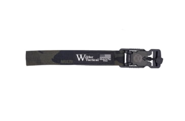 Image of Wilder Tactical Webbing Leg Strap, V Buckle, Right Hand, Multicam Black, LSMCB1V