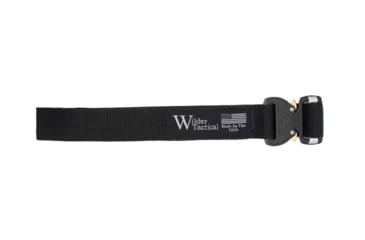 Image of Wilder Tactical Webbing Leg Strap, Cobra FM Buckle, Left Hand, Black, LSBK1FM-LH