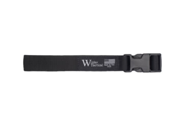 Image of Wilder Tactical Webbing Leg Strap, Plastic Buckle, Left Hand, Black, LSBK1P-LH