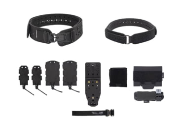 Image of Wilder Tactical Womans Hitman Gear Charlie Truform Elite Full Curve Kit w/Mhp Adapter, V-Buckle, Black, Extra Small/Large, WHMGCHEKBK11