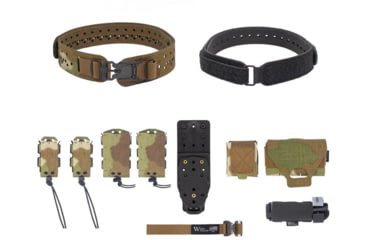 Image of Wilder Tactical Womans Hitman Gear Charlie Truform Elite Full Curve Kit w/Mhp Adapter, V-Buckle, Nemesis Woodland Ltd, Extra Small/Large, WHMGCHEKNEM11