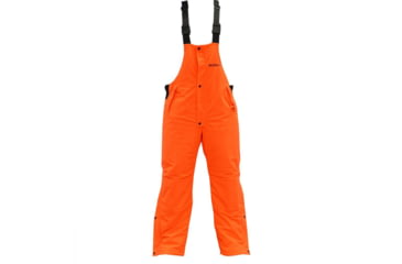 Image of WILDFOWLER Waterproof Insulated Bibs - Men's, Blaze Orange, Extra Large, 935BLZ-XL