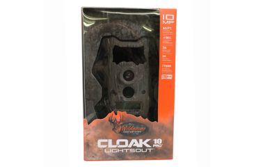 Image of Wildgame Innovations Cloak Pro 10 Lightsout - 10 MP Digital Trail Camera, Text Brown Swirl, KP10B20-7