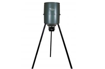 Image of Wildgame Innovations Quick Set Pro 270lb 40 Gal Poly Barrel Feeder w/Digital Timer, OD Green, W270PRO