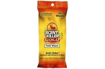 Image of Wildlife Research Center Scent Killer, Gold Field Wipes 24 pk. 1295
