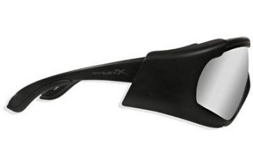 Image of Wiley X  Tactical CQC Goggles - Smoke / Clear Lenses, Black Frame