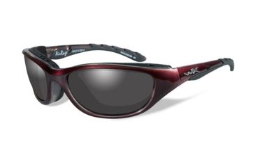Image of Wiley X Airrage Progressive Prescription Sunglasses, Liquid Plum Frame, 691FPR