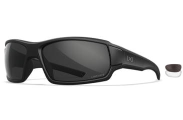 Image of Wiley X Changeable Series Breach XL 2.5 Captivate Sunglasses, Clear Lens, CHBRCCCXL
