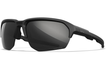 Image of Wiley X Changeable Series Jakl Captivate Non-Pol Sunglasses, Matte Black Frame, Black Mirror Lens, CHJKL05