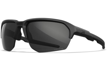 Image of Wiley X Changeable Series Jakl Captivate Non-Pol Sunglasses, Matte Black Frame, Grey Lens, CHJKL02