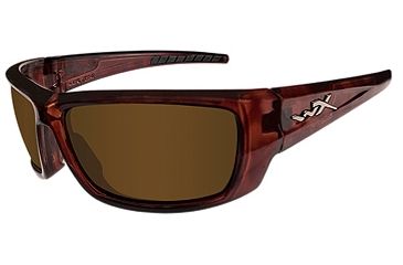 Image of Wiley X Lantern Bifocal Prescription Sunglasses - Gloss Tortoise Frame ACLAN04