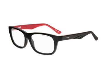 Image of Wiley X Leap Safety Glasses, Black/ Mars Red  Frame, No Polarized Lens YFLEP01