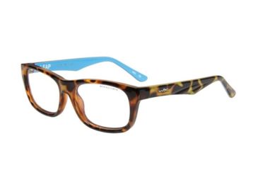 Image of Wiley X Leap Safety Glasses, Brown Demi/ Blue Grotto Frame, No Polarized Lens YFLEP02