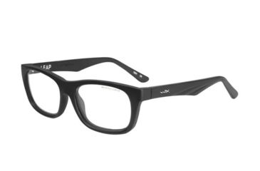 Image of Wiley X Leap Safety Glasses, Matte Black Frame, No Polarized Lens YFLEP03