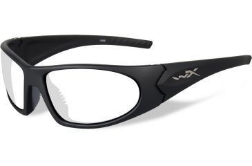 Image of Wiley X Romer 3 Advanced Sunglasses - Matte Black Frame w/ 2 Lens Package (Smoke Grey, Clear) 1004