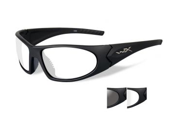 Image of Wiley X Romer III Single Vision Prescription Sunglasses, Matte Black Frame-ROMER-III-RXSV